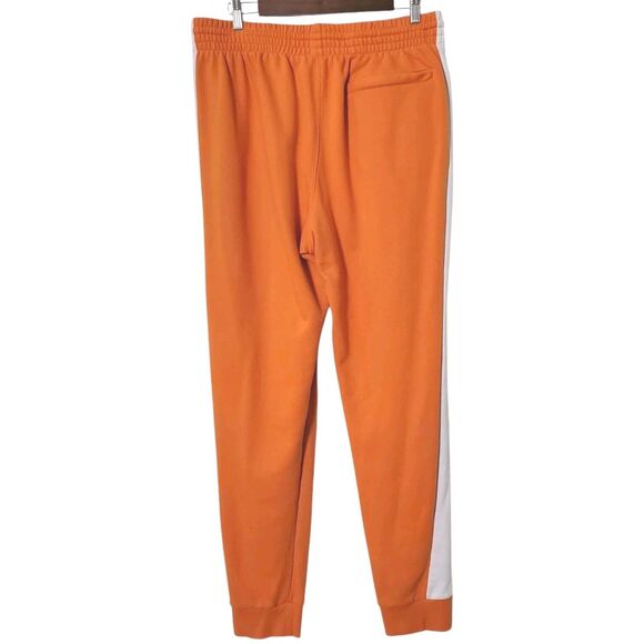 Sergio Tacchini Damarindo Track Joggers Size XL Orange Drawstring Stretch Mens - Picture 4 of 10